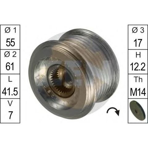 Муфта генератора ZN5502 ZEN