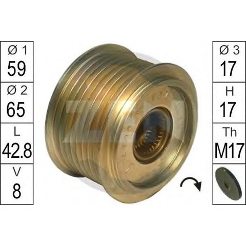 Муфта генератора ZN5527 ZEN