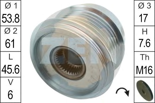 Муфта генератора ZN5532 ZEN