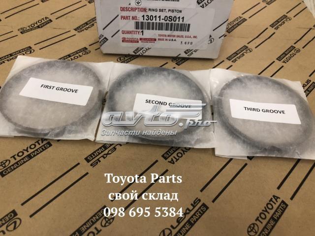 Кольца поршневые комплект, STD 130110S011 TOYOTA