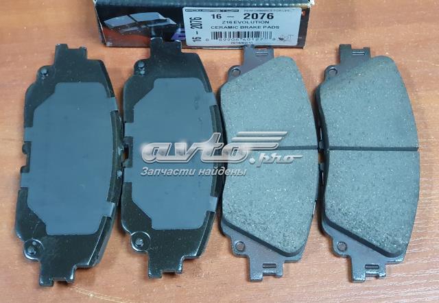 Передние тормозные колодки 162076 POWER STOP