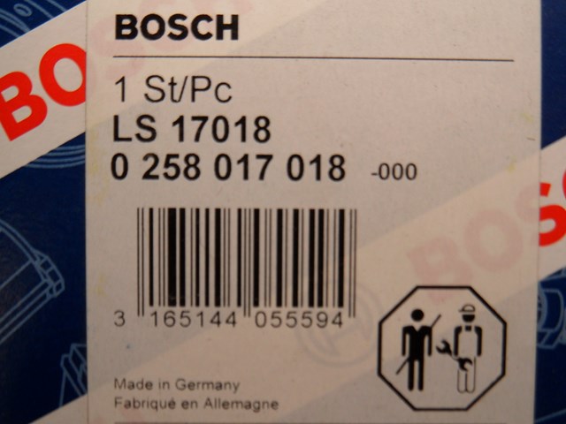 BOSCH 0258017018 Датчик кислорода до катализатора в наличии Николаев