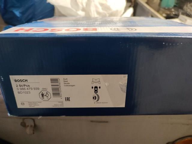 Передний тормозной диск Skoda SuperB 1