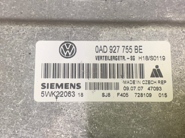 VAG 0AD927755BE Блок управления раздаткой в наличии Кривой Рог