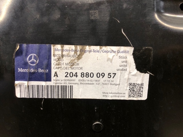 MERCEDES 2048800957 Капот в наличии Житомир