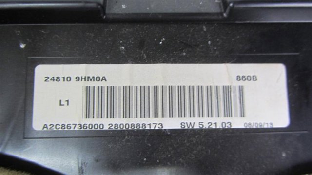248109HM0A NISSAN Приборная доска (щиток приборов) купить в Николаев