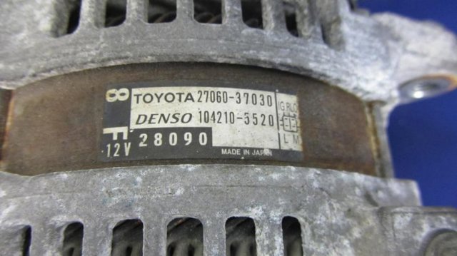 TOYOTA 2706037030 Генератор в наличии Тернополь