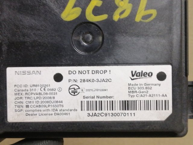 NISSAN 284K03JA2C в наличии Хмельницкий