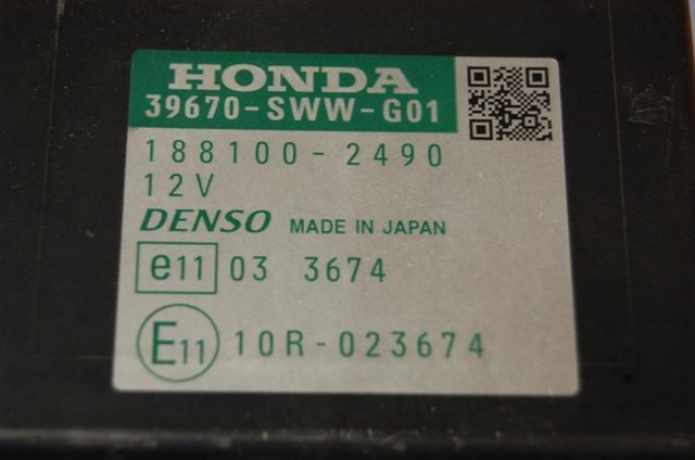 HONDA 39670SWWG01 Модуль управления (ЭБУ) парктроником в наличии Одесса