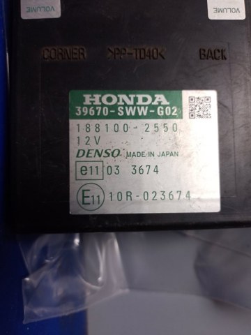 HONDA 39670SWWG02 Модуль управления парктроником в наличии Львов