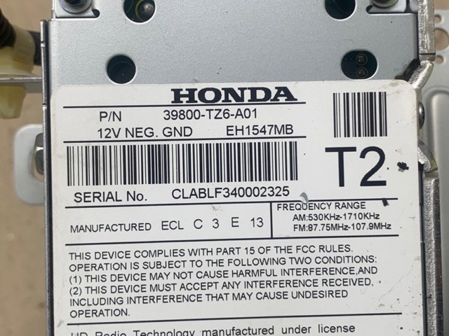 39800TZ6A01 HONDA купить в Николаев