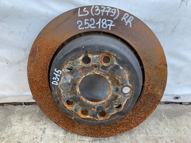 Тормозной диск задний lexus ls460 06-12 42431-50090
