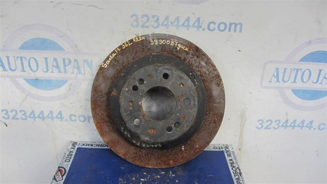 Тормозной диск задний hyundai santa fe (dm) 12-18 58411-2W010