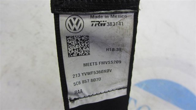 VAG 5C6857807DRAA Ремень безопасности задний центральный в наличии Сумы