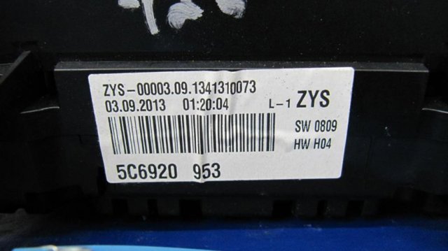 5C6920953 VAG Панель приборов купить в Одесса