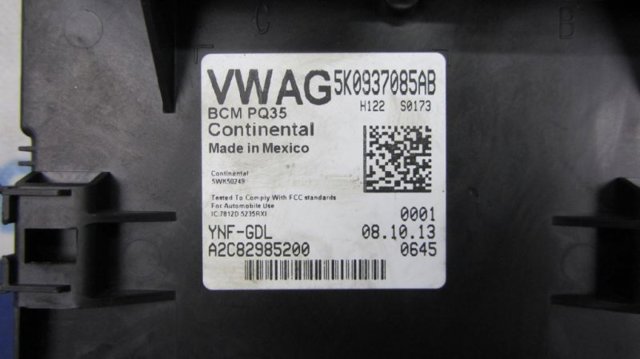 5K0937087AEZ02 VAG Блок комфорта купить в Полтава