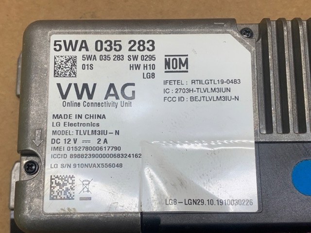 5WA035283 VAG Блок управление Bluetooth купить в Черкассы