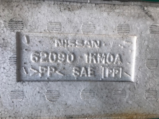 NISSAN 620901KM0A Абсорбер (наполнитель) бампера переднего в наличии Чернигов
