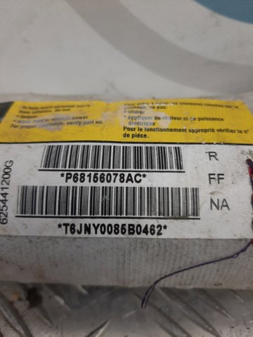 68156078AC Подушка безопасности (AIRBAG) спинки сиденья правого купить Житомир