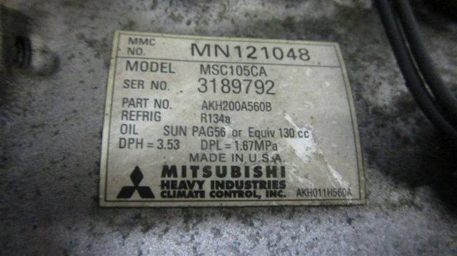 MITSUBISHI 7813A325 Компрессор кондиционера в наличии Одесса