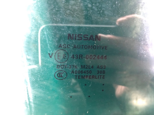 823003KA1A NISSAN Стекло двери задней правой купить в Харьков