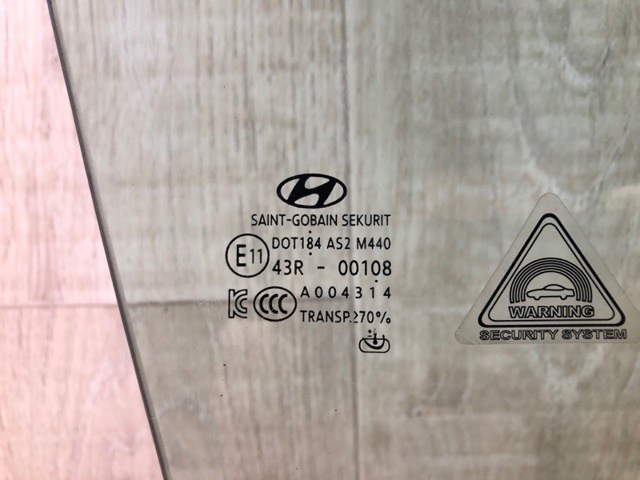 HYUNDAI 82420D3030 Стекло двери передней правой в наличии Харьков