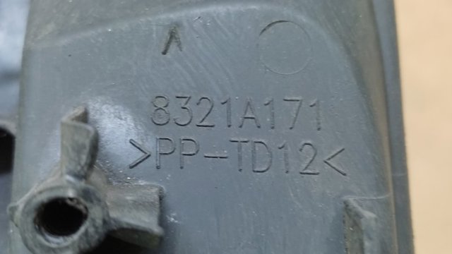 MITSUBISHI 8321A171 Заглушка (решетка) противотуманных фар бампера переднего левая в наличии Полтава