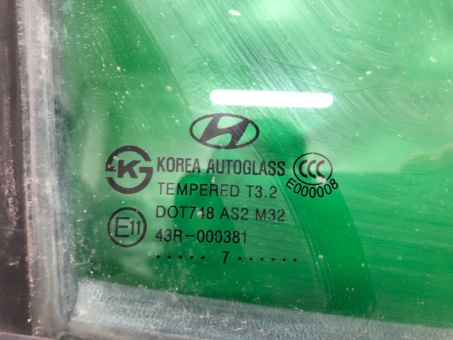 834212H010 HYUNDAI Стекло двери задней правой купить в Ирпень