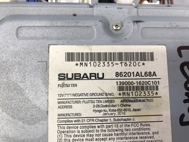 86201AL68A SUBARU купить в Львов
