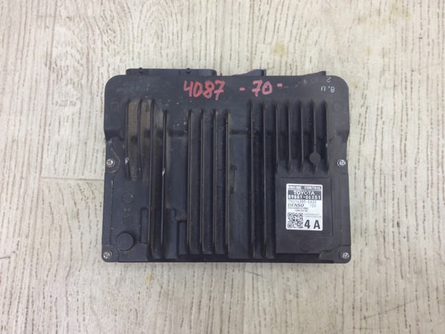 Компьютер двигателя 8966106X51 TOYOTA