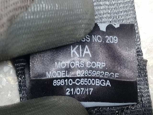 HYUNDAI 89810C6500BGA Ремень безопасности задний левый в наличии Ровно
