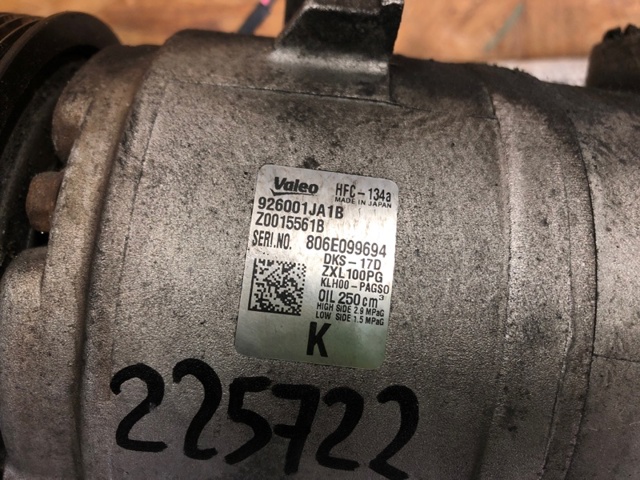 926001JA1B NISSAN Компрессор кондиционера купить в Львов