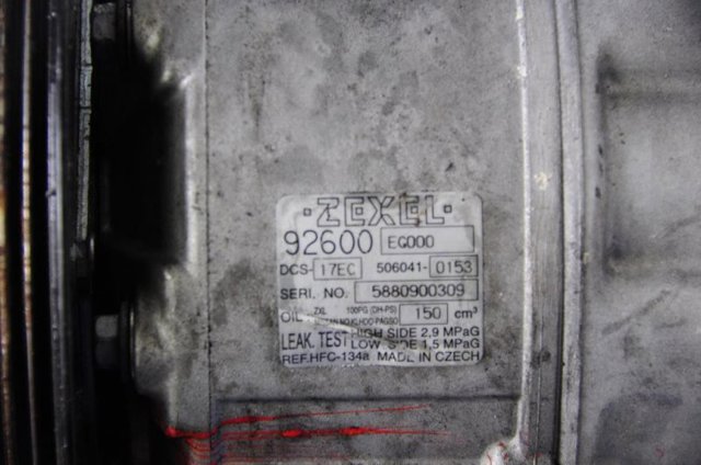 NISSAN 92600EG000 Компрессор кондиционера в наличии Тернополь