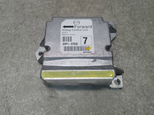 Модуль-процессор управления подушкой безопасности (ЭБУ AIRBAG) BHP157K30 MAZDA