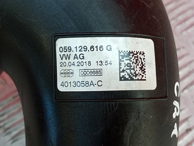 059129616G VAG Патрубок воздушный, расходомера воздуха купить в Винница