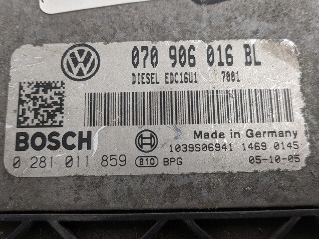 VAG 070906016 Блок управления двигателем в наличии Винница