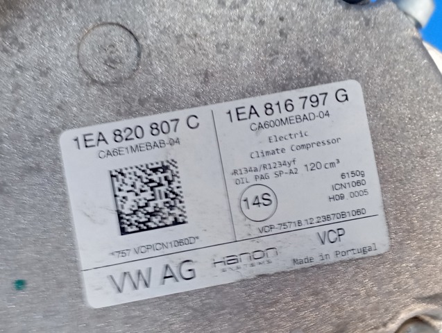 1EA820807C Компрессор кондиционера купить Павлоград