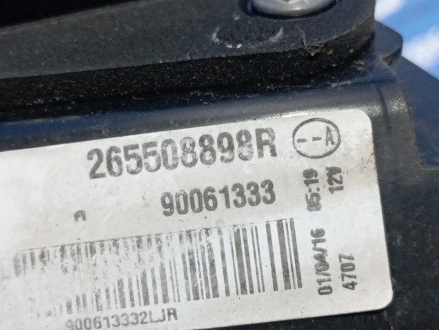 RENAULT 265508898R Фонарь задний правый внутренний в наличии Каменское