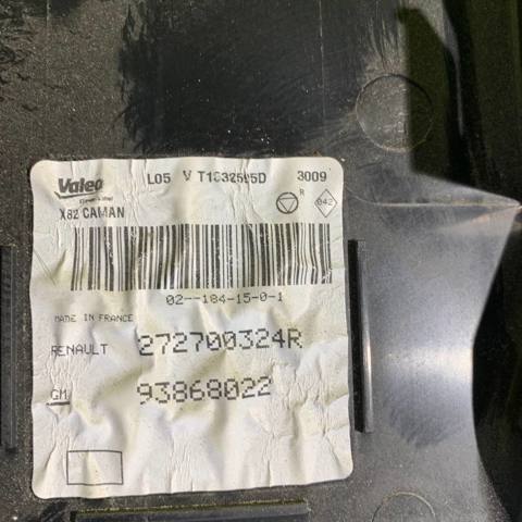 RENAULT 272700324R в наличии Полтава