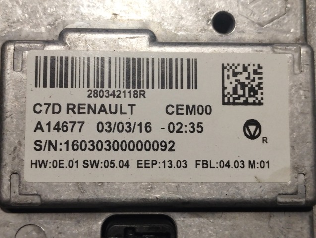 280342118R RENAULT купить в Украина