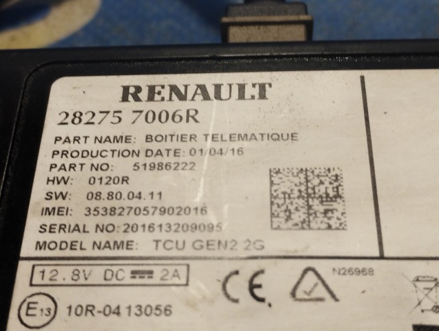 RENAULT 282757006R в наличии Черкассы