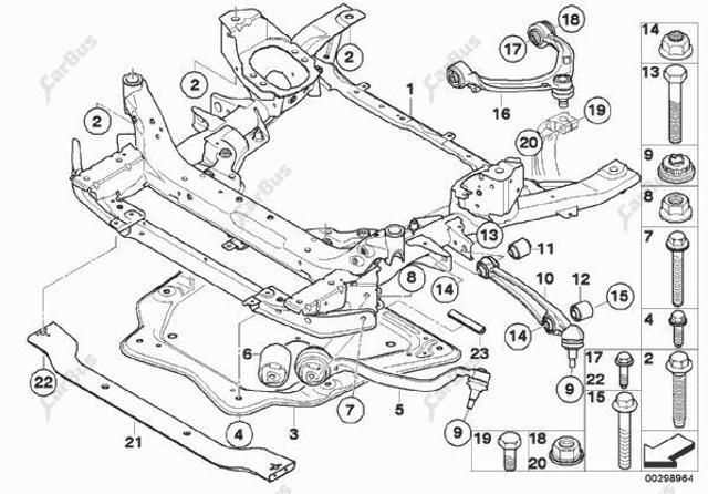 Подрамник передней подвески 31116779357 BMW