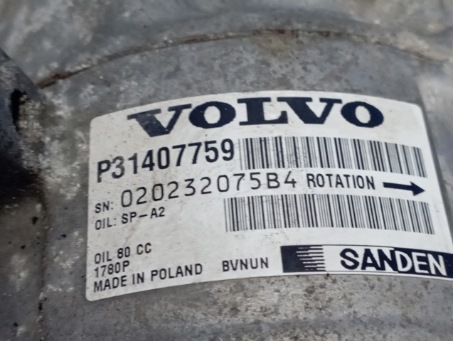 VOLVO 31407759 Компрессор кондиционера в наличии Ужгород
