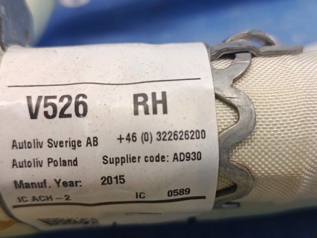 32384983 Подушка безопасности (AIRBAG) шторка боковая левая купить Николаев