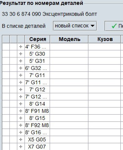 33306874090 BMW Болт крепления заднего нижнего рычага, внутренний купить в Украина
