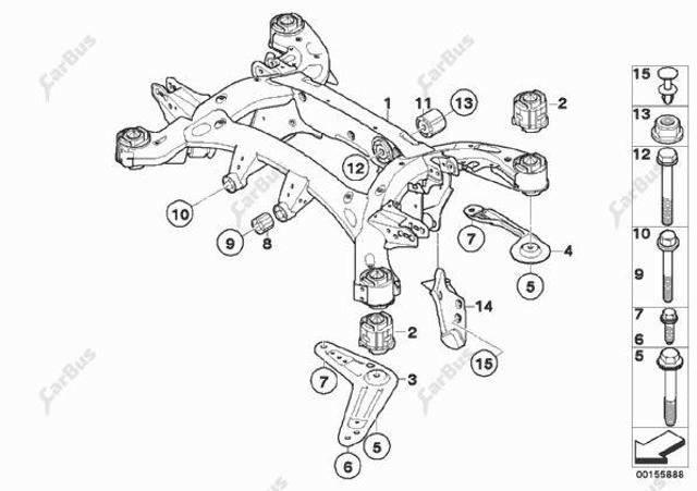 Подвеска задняя 33316863815 BMW