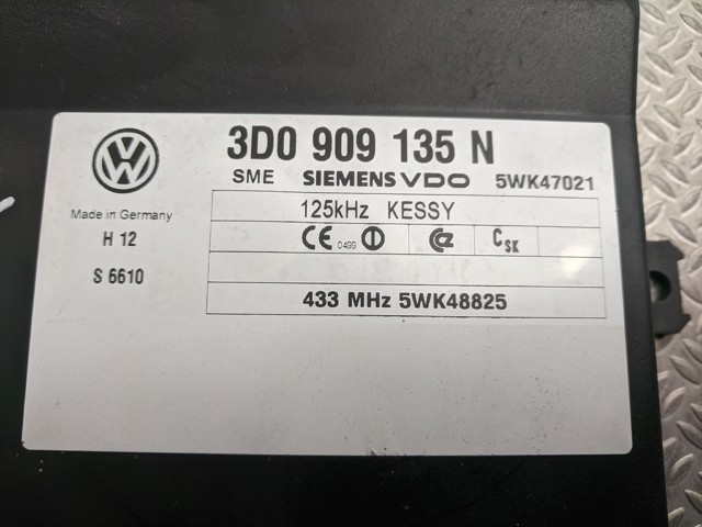 VAG 3D0909135N Блок управления центральным замком в наличии Чернигов