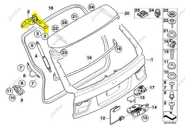 Петля багажника 41627170922 BMW