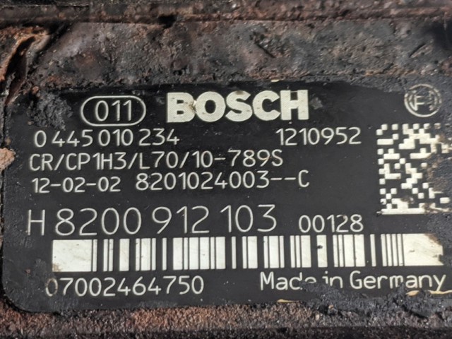 RENAULT 445010234 Насос топливный высокого давления (ТНВД) в наличии Чернигов