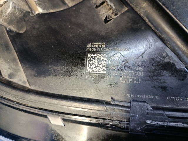 Фара правая 4KE941782B VAG